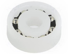 BB-626-B180-10-ES, Подшипник: шариковый, dвнутр: 6мм, dвнешн: 19мм, W: 6мм, -40-80°C