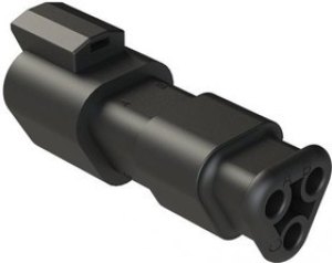 AT04-3P-SR02BLK, Automotive Connectors Recpt 3-Way RD Seal Strain Relief Black AT04-3P-SR02BLK, Automotive Connectors Recpt 3-Way RD Seal Strain Relief Black