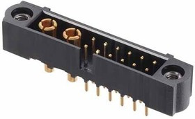 M80-5T11205M1- 02-331-00-000, Power to the Board 12 SIG + 2 PWR MALE VERT PC TAIL GOLD M80-5T11205M1- 02-331-00-000, Power to the Board 12 SIG + 2 PWR MALE VERT PC TAIL GOLD