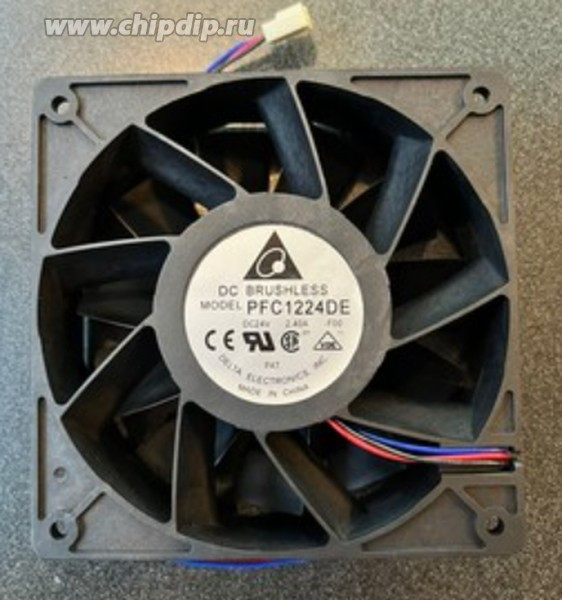 Вентялятор DC brushless Model PFC1224DE 24V 2.40A 120x38