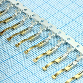 1502000011, Клемма обжимная медно-никелевая с золотым покрытием, 20-22 AWG, -40°:+ 150°C 1502000011, Клемма обжимная медно-никелевая с золотым покрытием, 20-22 AWG, -40°:+ 150°C