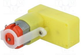 OKY5023, Двигатель: DC, угловой, с редуктором, 3-6ВDC, 250мА, 130об./мин.