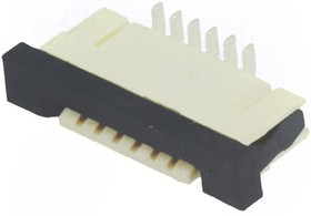 PCA-2-CA-06-V-3, Разъем: FFC (FPC), вертикальный, PIN: 6, ZIF, SMT, 0,5А, 30мОм., 1мм PCA-2-CA-06-V-3, Разъем: FFC (FPC), вертикальный, PIN: 6, ZIF, SMT, 0,5А, 30мОм., 1мм