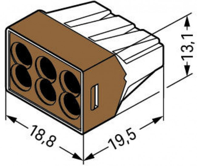Клеммы 50 шт 773-606 Клеммы 50 шт 773-606