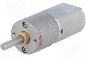 POLOLU-3457, Двигатель: DC, с редуктором, POLOLU 20D, 6ВDC, 3,2А, Ось: D профиль