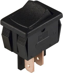 GRS-4011B-1300, Rocker Switches SPST MINI BK OFF-MOM