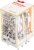 RKF4CO524LT, Реле 4пер. 24VAC, 6A/250VAC LED+тест. кнопка
