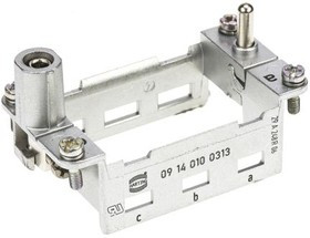 09140160313, Рамка для модулей, размер 16В, Han Modular, Ширина в модулях 4