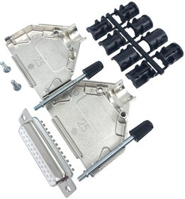 MP002030, Разъем D Sub, Kit, Standard, Гнездо, 37 контакт(-ов), DC, Solder Cup