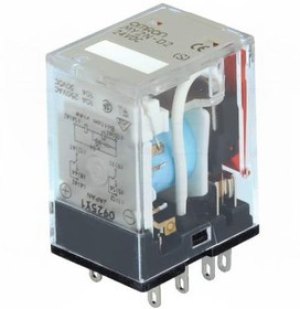 MY2N-D2 DC24 (S), Реле: электромагнитное, DPDT, Uобмотки: 24ВDC, 5A/250ВAC, 5A/30ВDC