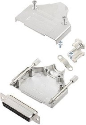 L17MHDM25+L77SDB25S, Разъем D Sub, With Backshell, DB25, Standard, Гнездо, MHDM, 25 контакт(-ов), DB, Solder Cup L17MHDM25+L77SDB25S, Разъем D Sub, With Backshell, DB25, Standard, Гнездо, MHDM, 25 контакт(-ов), DB, Solder Cup