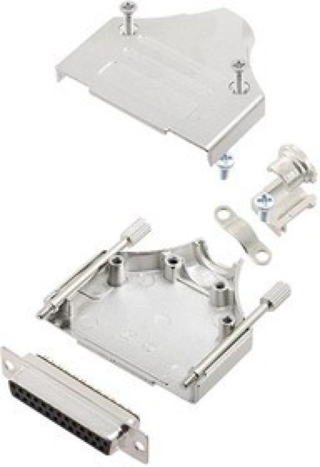 L17MHDM25+L77SDB25S, Разъем D Sub, With Backshell, DB25, Standard, Гнездо, MHDM, 25 контакт(-ов), DB, Solder Cup L17MHDM25+L77SDB25S, Разъем D Sub, With Backshell, DB25, Standard, Гнездо, MHDM, 25 контакт(-ов), DB, Solder Cup