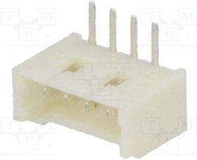 NX1250-04SMR, Гнездо, провод-плата, "папа", 1,25мм, PIN: 4, THT, 125В, 1А, луженые