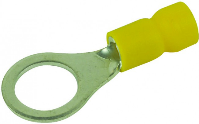 MC29556, TERMINAL, RING TONGUE 3/8IN CRIMP YELLOW