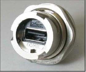 17-200611, USB Connectors USB Receptacle Die Cast Bayonet W/Cover 17-200611, USB Connectors USB Receptacle Die Cast Bayonet W/Cover