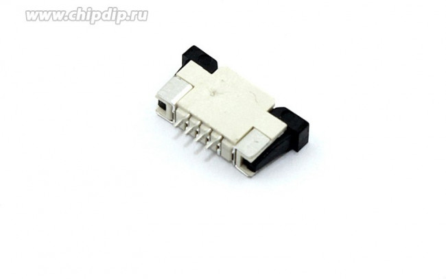 Разъем FPC Half Coverage Bottom Contact 1.0K-BX-4PWB 4 pin высота 2мм шаг 1мм