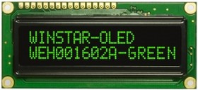 WEH001602ALPP5N00001 (WEH001602ALPP5N00100), OLED индикатор 1602 желтый 80х36 мм WEH001602ALPP5N00001 (WEH001602ALPP5N00100), OLED индикатор 1602 желтый 80х36 мм