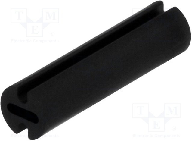 FIX-LEDH-17, Распорная втулка, LED, dвнешн: 4,5мм, dLED: 3мм, Дл: 17мм, черный