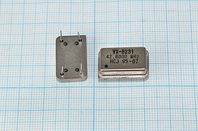 Кварцевый генератор 42.8МГц, 5В, HCMOS в корпусе FULL=DIL14, гк 42800 \\FULL\CM\5В\VX-8231\HCJ