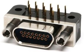 MWDM2R-15SCBRP-.110-464, D-Sub Micro-D Connectors 15P R/A SKT MICRO D NICKEL W/ JACKPOST MWDM2R-15SCBRP-.110-464, D-Sub Micro-D Connectors 15P R/A SKT MICRO D NICKEL W/ JACKPOST