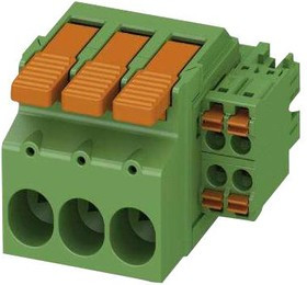 LPCH 6/ 3+6-ST-7,62, TERMINAL BLOCK, PLUGGABLE, 9WAY