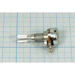 Резистор переменный, поворотный 20кОм, линейность B, ширина 13мм, вал и размеры KC6x20, YRV-12K1