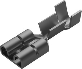 100570-2, Клеммы быстрого отключения, FASTON 250, Гнездовой Быстрого Соединения, 6.35мм x 0.81мм 100570-2, Клеммы быстрого отключения, FASTON 250, Гнездовой Быстрого Соединения, 6.35мм x 0.81мм