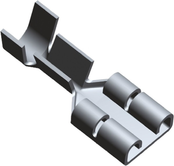 100570-2, Клеммы быстрого отключения, FASTON 250, Гнездовой Быстрого Соединения, 6.35мм x 0.81мм 100570-2, Клеммы быстрого отключения, FASTON 250, Гнездовой Быстрого Соединения, 6.35мм x 0.81мм