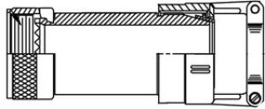 M85049/48-2-4F, D-Sub MIL Spec Connectors Strain Relief M85049/48-2-4F, D-Sub MIL Spec Connectors Strain Relief