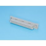 DIN41612 (612B/2-32F-1) (KLS1-D2X-2232-F-S), Розетка 16х2, короткие выводы