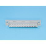 DIN41612 (612B/2-32F-1) (KLS1-D2X-2232-F-S), Розетка 16х2, короткие выводы