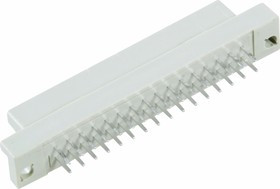 DIN41612 (612B/2-32F-1) (KLS1-D2X-2232-F-S), Розетка 16х2, короткие выводы