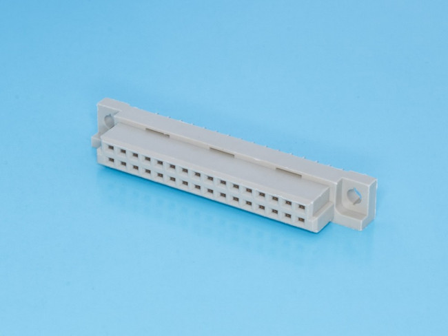 DIN41612 (612B/2-32F-1) (KLS1-D2X-2232-F-S), Розетка 16х2, короткие выводы