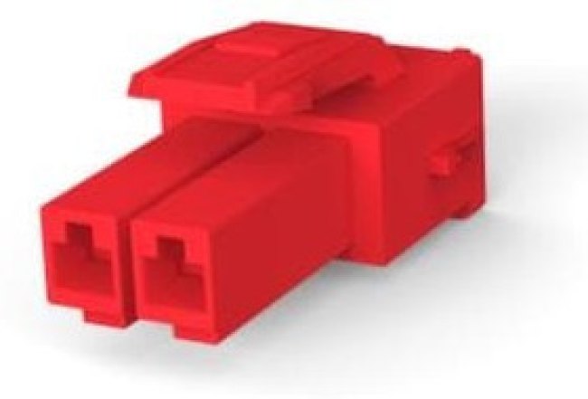 177898-2, Power to the Board HSG PLUG 2P .156 RED