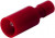 08-0561, Разъем штекерный полностью изолированный штекер 4 мм 0.5-1.5 мм² (РШПи-п 1.5-4/РшИпп 1,25-4) красный