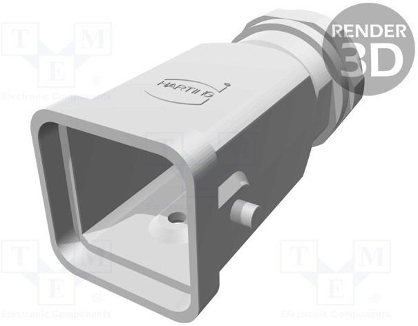 19200031421, Heavy Duty Power Connectors METAL HOOD HAN 3A 1 LEVER LCK