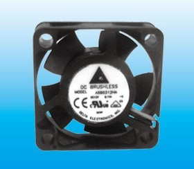 ASB0312LA-CF00, DC Fans Tubeaxial Fan, 30x10mm, 12VDC, Sleeve, 3-Lead Wires, Lock Rotor Sensor, Tach
