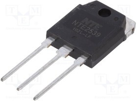 NTE2539, Транзистор: NPN, биполярный, 400В, 25А, 160Вт, TO3P