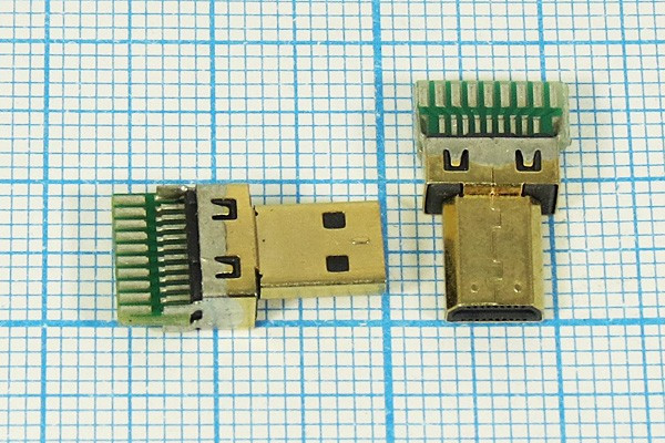 № 9372 шт microHDMI\19C\каб SMD\б/кож\micro HDMI-19M\; 9372 шт microHDMI\19C\каб SMD\б/кож\micro HDMI-19M\