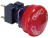 A165E-LS-24D-02, Switch Emergency Stop N.C. DPST Mushroom Button 5A 250VAC 30VDC 14.7N Solder Panel Mount