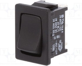 1803.1202, Rocker Switches ROCKER SPDT MOMENTARY