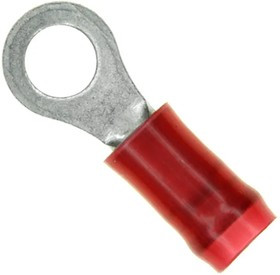 31886, Наконечник: кольцевой M4, d: 4,34мм, 0,3-1,42мм2, обжим, на провод, луженые