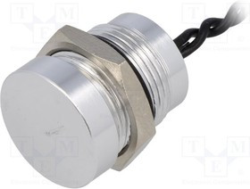 PS165P10Y01, Переключатель: пьезоэлектрический, Пол: 2, SPST-NO, 0,2A/24ВAC