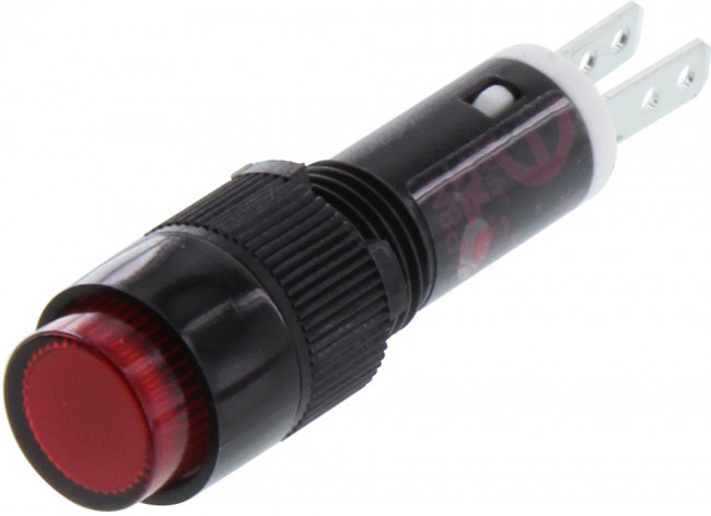 AP8M122-R, Industrial Panel Mount Indicators / Switch Indicators 8mm Pilot Light Red