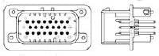 1-776228-1, HEADER ASSY 23 POS 1-776228-1, HEADER ASSY 23 POS