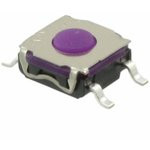 KSEM31GLFS, Switch Tactile N.O. SPST Round Button Gull Wing 0.05A 32VDC 1VA 300000Cycles 1.5N SMD Au KSEM31GLFS, Switch Tactile N.O. SPST Round Button Gull Wing 0.05A 32VDC 1VA 300000Cycles 1.5N SMD Au