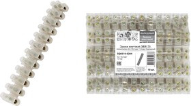 Зажим винтовой ЗВИ-20, полиэтилен 4,0-10,0 мм2, 12пар, Народный Зажим винтовой ЗВИ-20, полиэтилен 4,0-10,0 мм2, 12пар, Народный