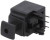 FCR6842032R, Optical Connector with Cover, Right Angle, Socket, Black