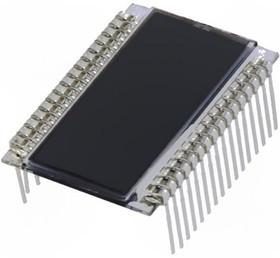 DE 117-TS-20/7,5/V, Дисплей ЖКД, цифровой, STN Positive, Кол-во знаков 4