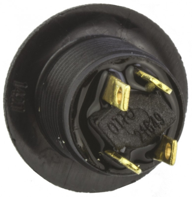 P9-613121, Push Button Switch, Momentary, Panel Mount, SPDT, 28V dc, IP64